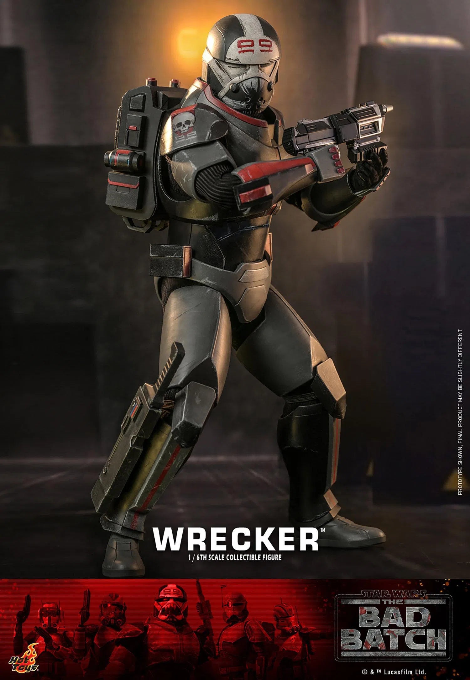 Wrecker: Star Wars: The Bad Batch Hot Toys