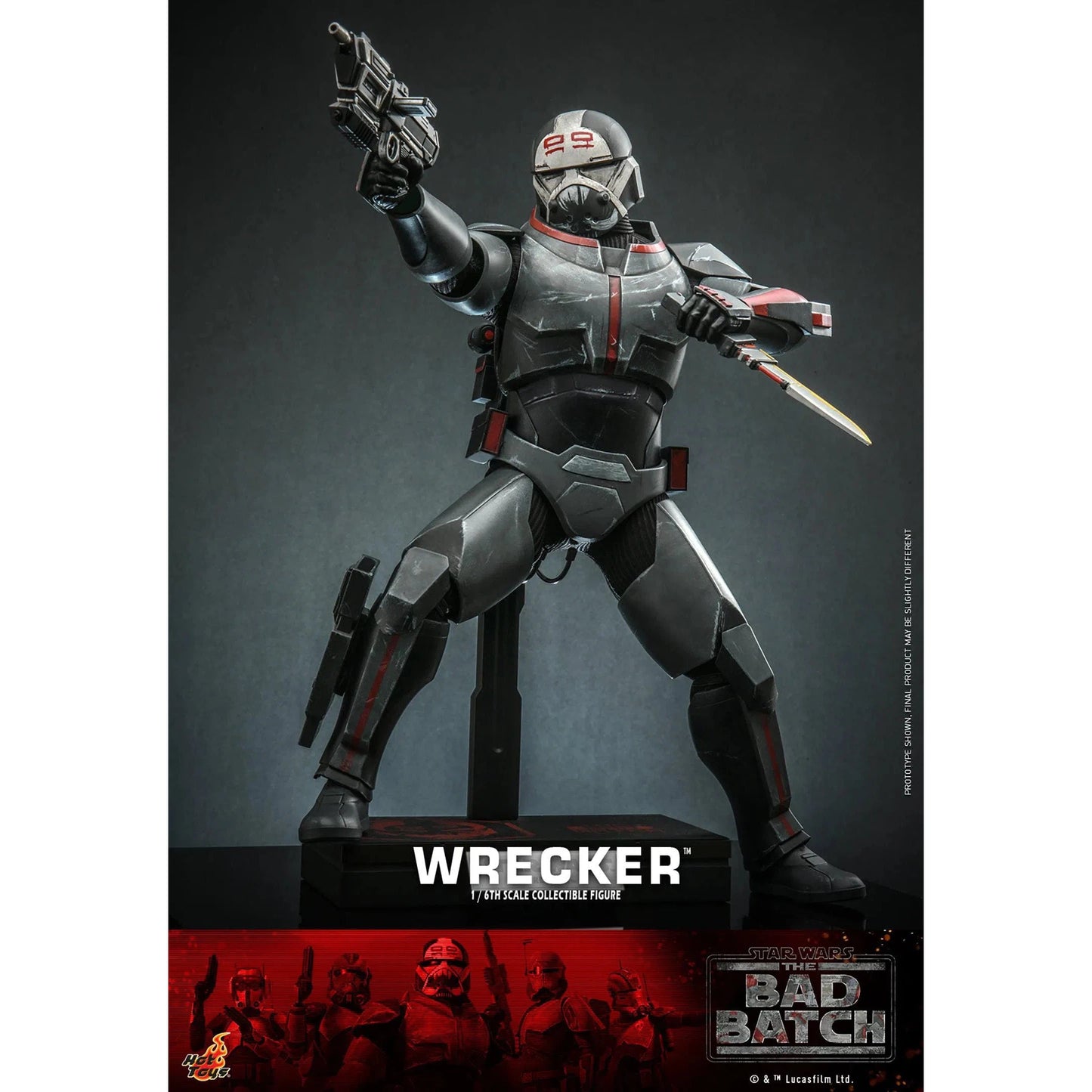 Wrecker: Star Wars: The Bad Batch Hot Toys