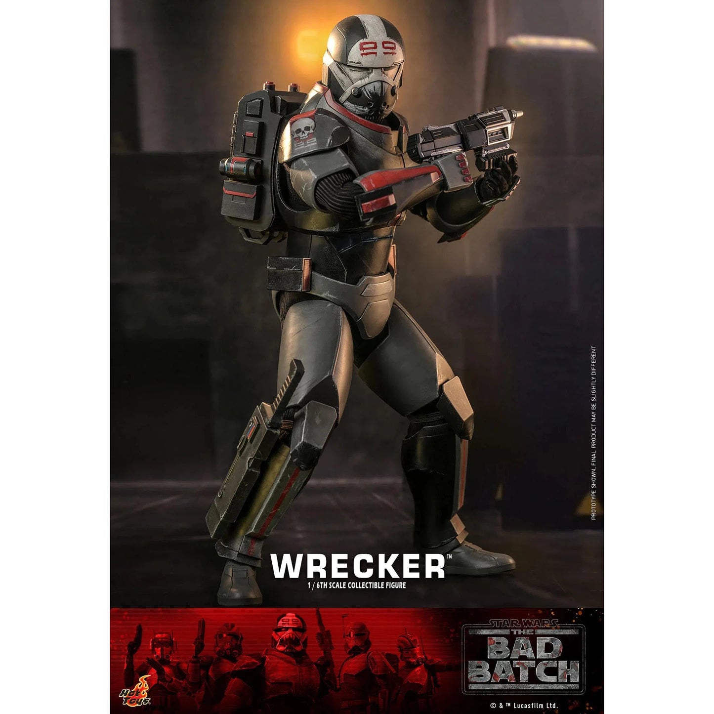 Wrecker: Star Wars: The Bad Batch Hot Toys