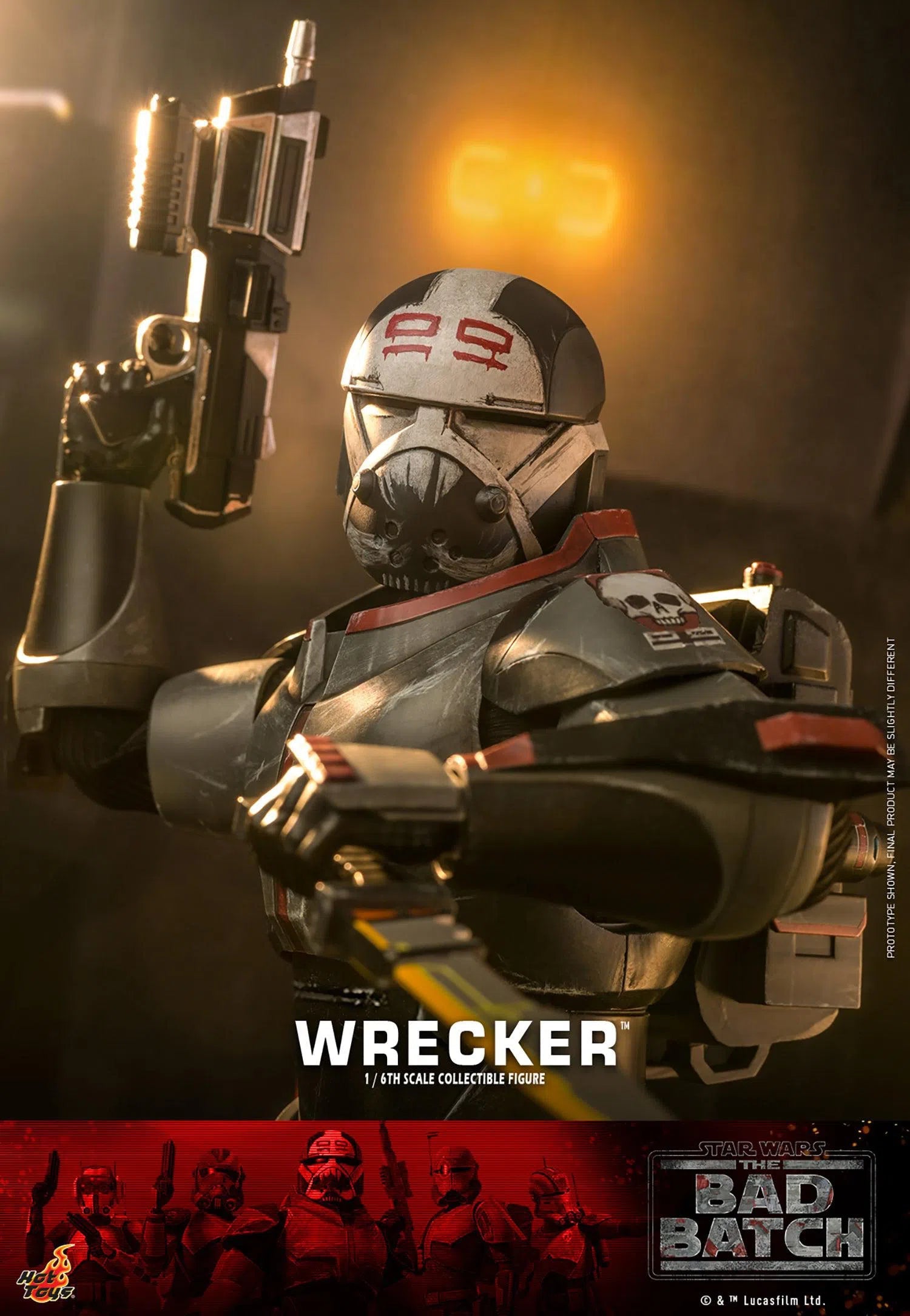 Wrecker: Star Wars: The Bad Batch Hot Toys