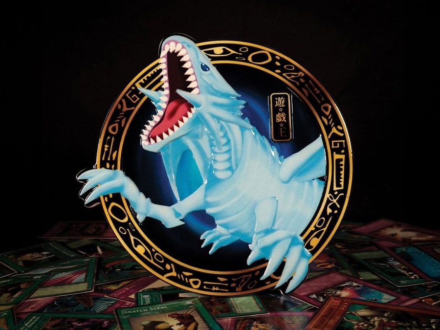Yu-Gi-Oh! Blue-Eyes White Dragon Resin Plaque - FaNaTtiK Plaque