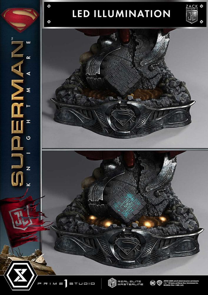 Zack Snyder's Justice League Real Elite Masterline Series Statue 1/3 Superman Knightmare Color Edition 95 cm - Prime 1 Studio Statues