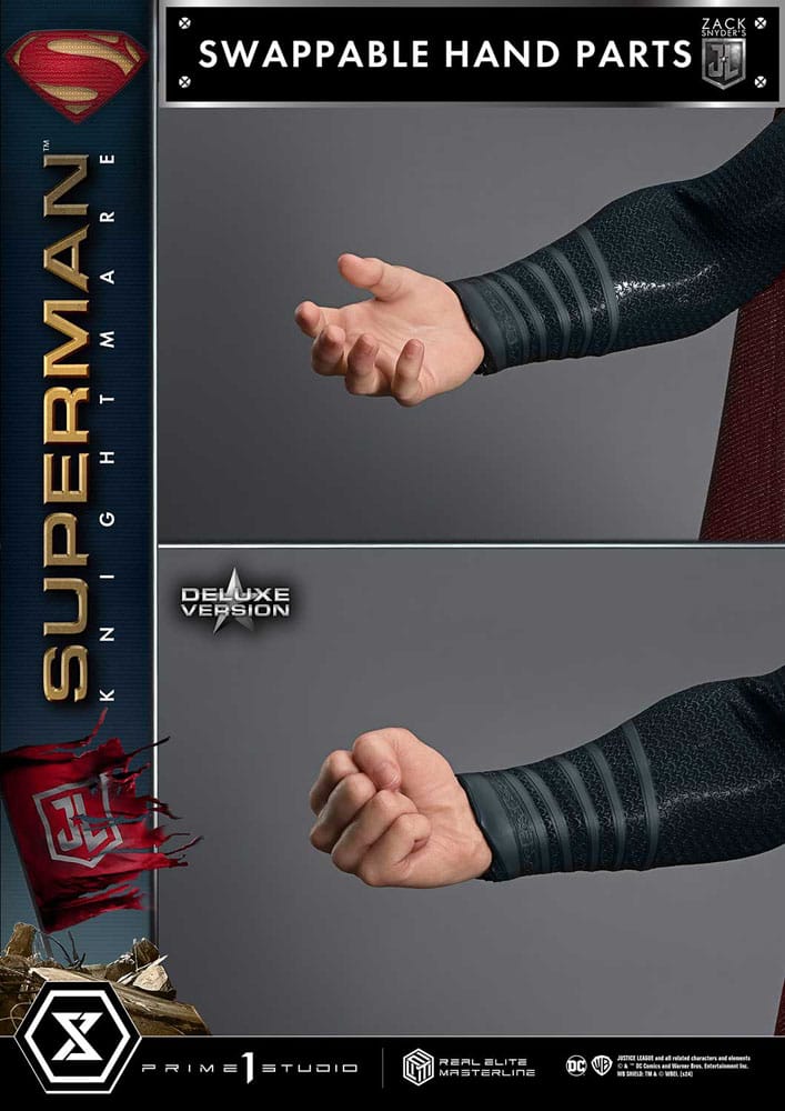 Zack Snyder's Justice League Real Elite Masterline Series Statue 1/3 Superman Knightmare Color Edition Deluxe Bonus Ver. 95 cm - Prime 1 Studio Statues