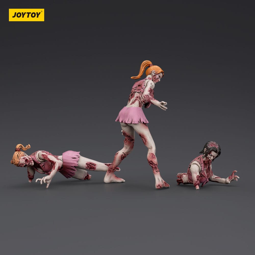 Zombie Dark Source Action Figures 3-Pack Cheer Leaders - Joy Toy Action Figure