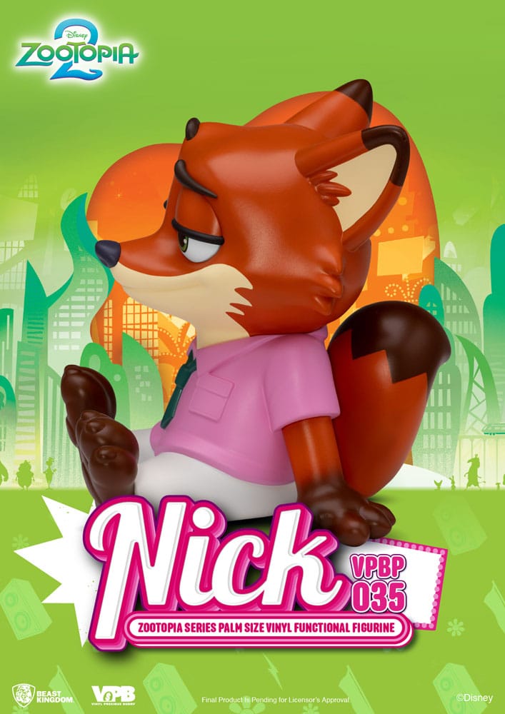 Zootopia Piggy Vinyl Bank Nick 15 cm - Beast Kingdom Toys Banks