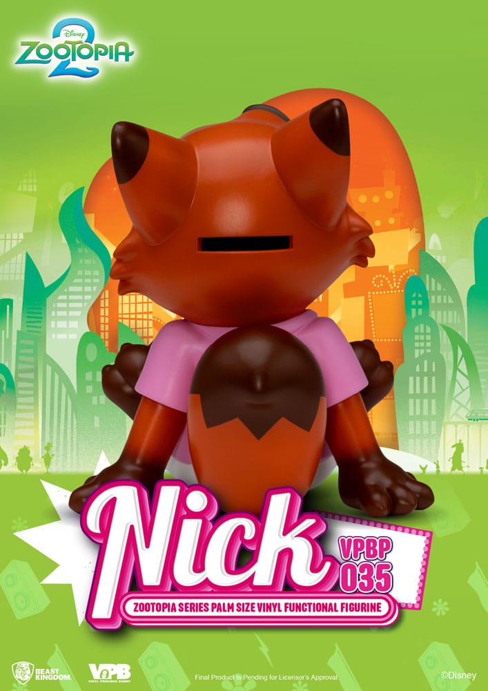 Zootopia Piggy Vinyl Bank Nick 15 cm - Beast Kingdom Toys Banks