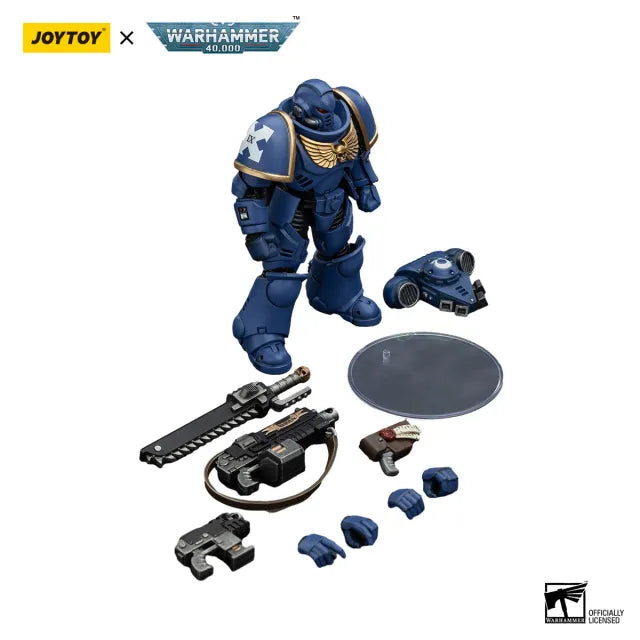 Warhammer 40k: Space Marines: Ultramarines: Assault Intercessor: Brother Catonus: Action Figure: Joy Toy