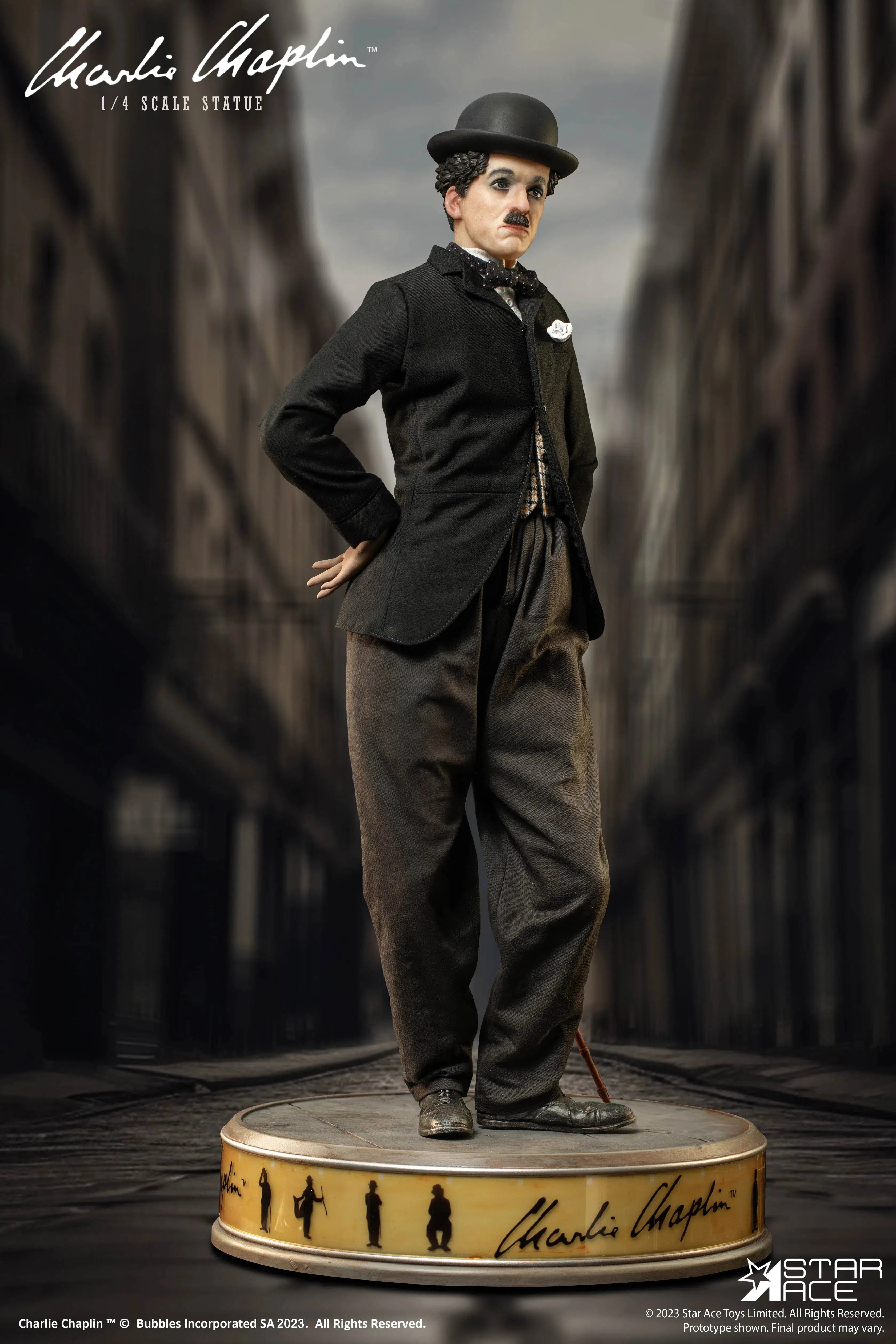 Charlie Chaplin: Normal Version: Movie Icon: 1/4 Scale Statue: Star Ace