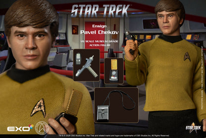 Star Trek: The Original Series Ensign Pavel Chekov 1/6 Scale Action Figure - EXO-6 Action Figures