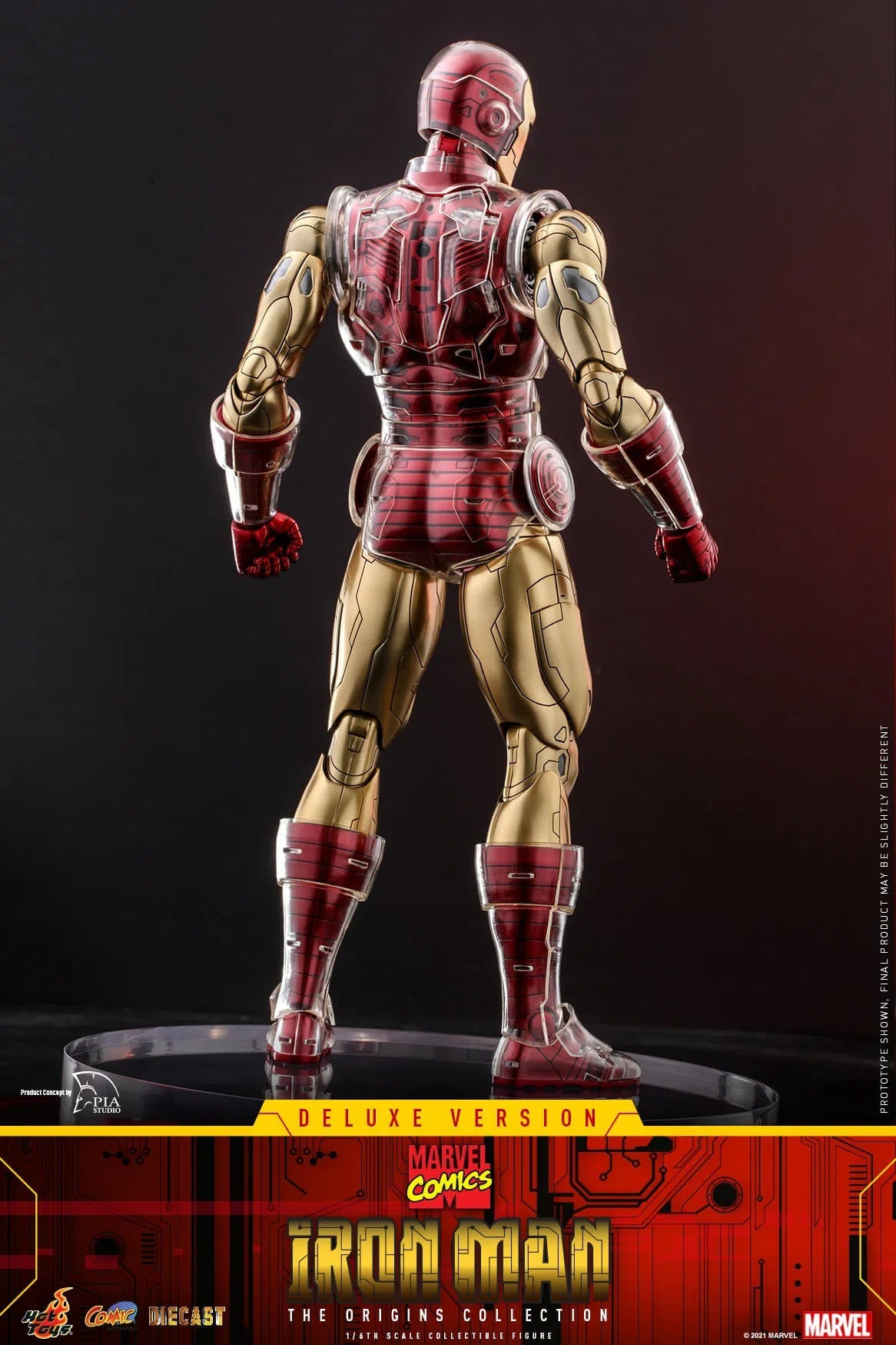 Iron Man: Origins Collection: CMS08 D38: Deluxe Edition: Marvel: Hot Toys