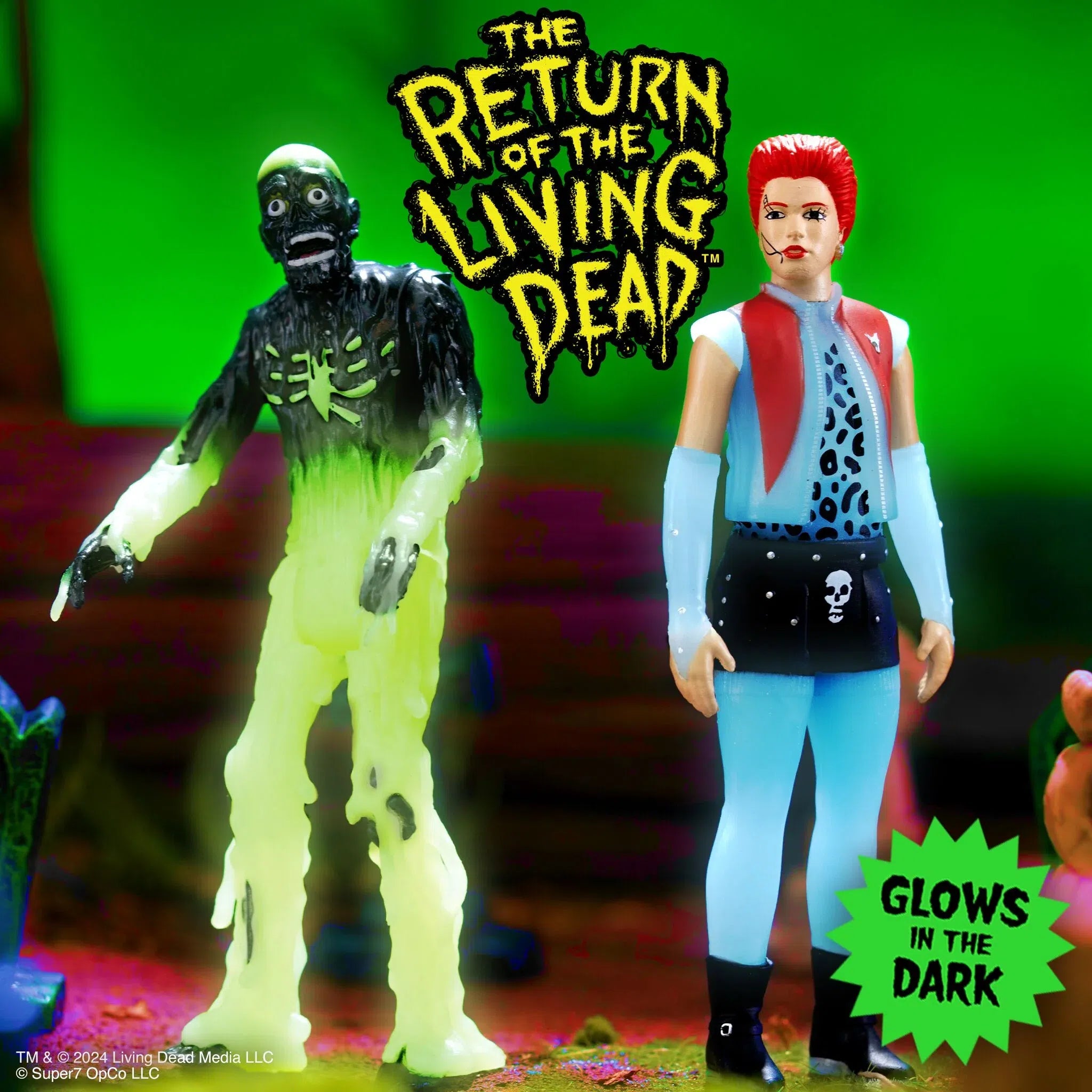 The Return Of The Living Dead: Tarman: (Monster Glow): Wave 04: ReAction: Action Figure: Super7