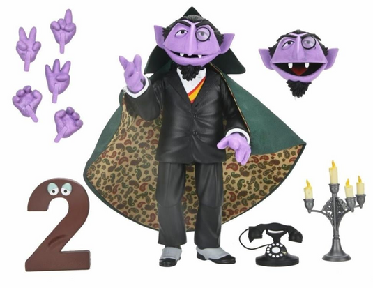 Sesame Street: Count von Count: Ultimate 7" Action Figure - Neca Action Figures