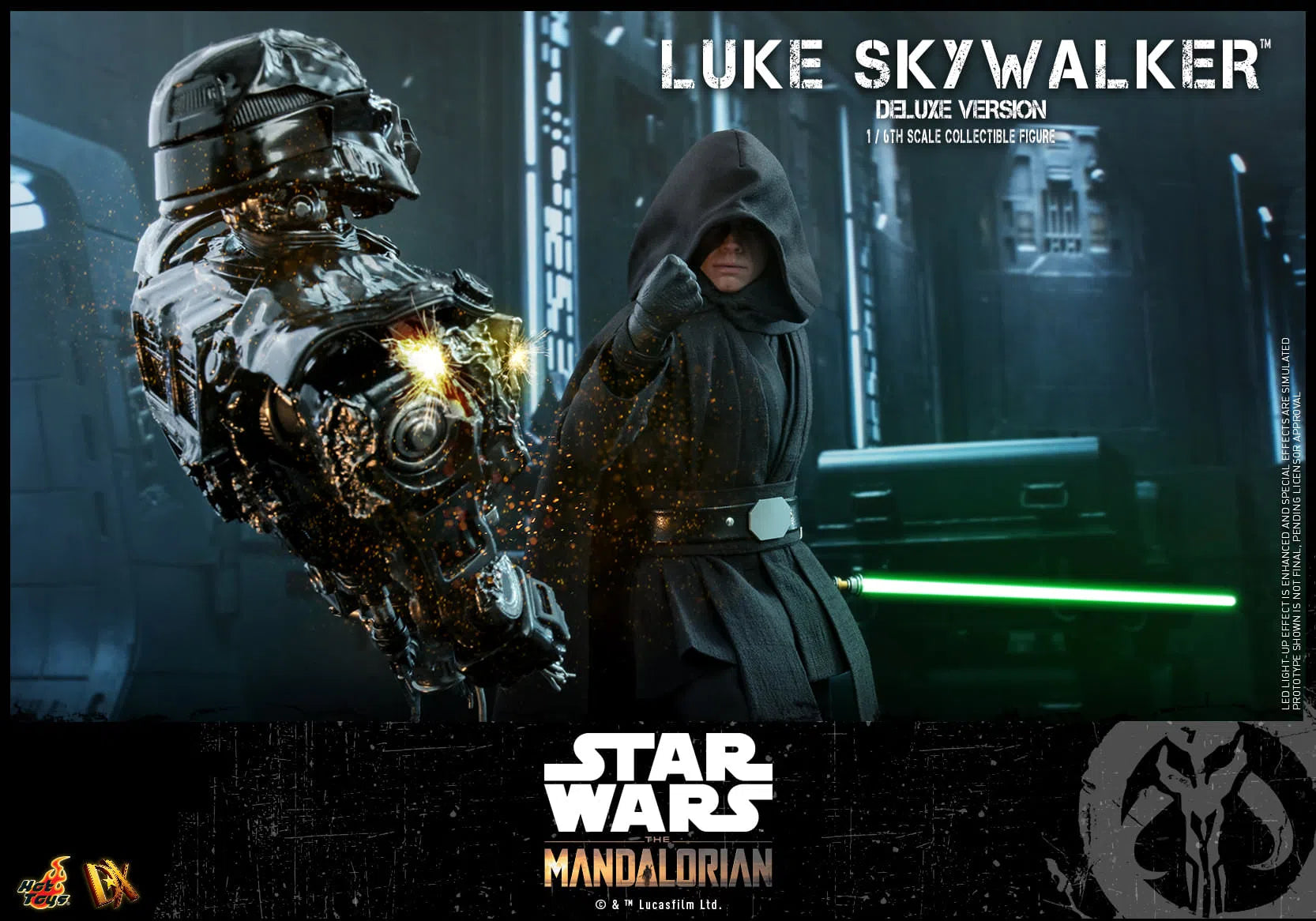 Luke Skywalker: Star Wars: The Mandalorian: Deluxe: DX23: Hot Toys