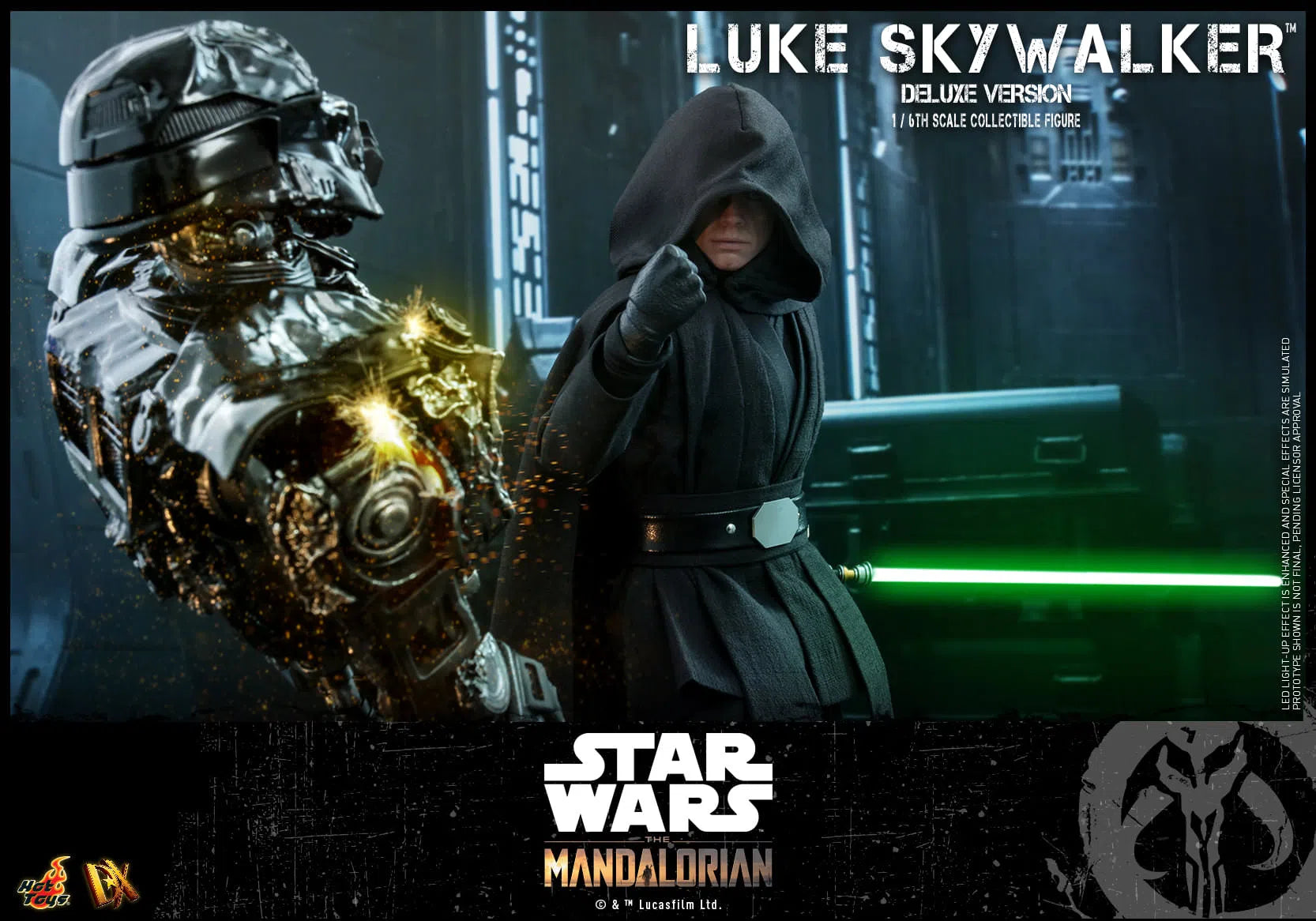 Luke Skywalker: Star Wars: The Mandalorian: Deluxe: DX23: Hot Toys