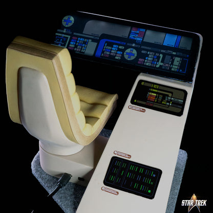 Star Trek: The Next Generation Enterprise-D Bridge Navigation and Operations Consoles 1/6 Scale Replica Set - EXO-6 Action Figure Accessories
