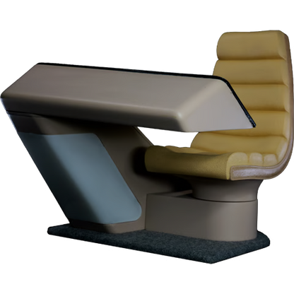 Star Trek: The Next Generation Enterprise-D Bridge Navigation Console 1/6 Scale Replica - EXO-6 Action Figure Accessories
