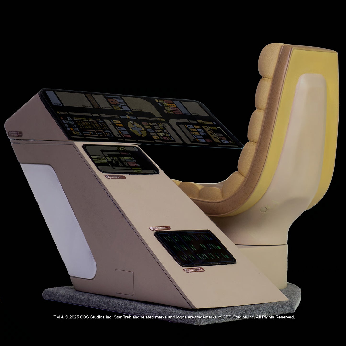 Star Trek: The Next Generation Enterprise-D Bridge Operations Console 1/6 Scale Replica - EXO-6 Action Figure Accessories