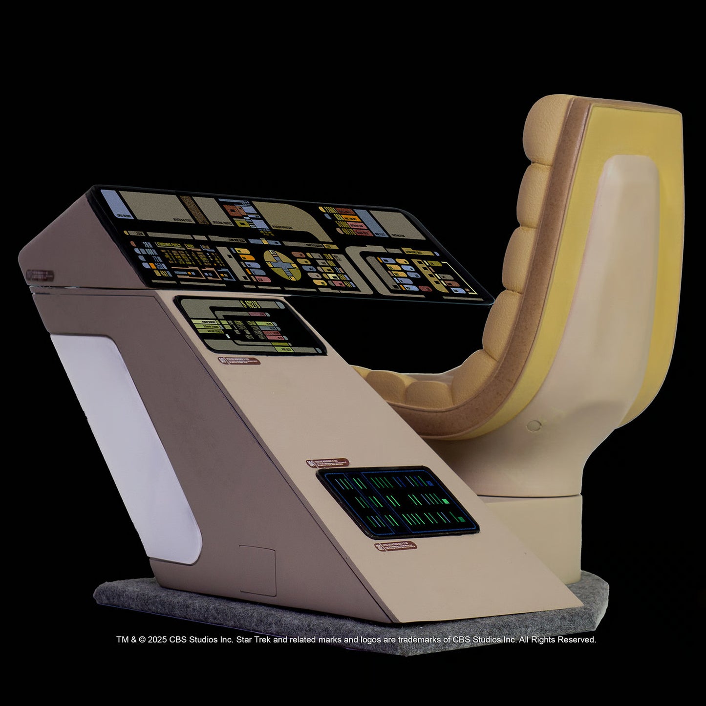 Star Trek: The Next Generation Enterprise-D Bridge Operations Console 1/6 Scale Replica - EXO-6 Action Figure Accessories