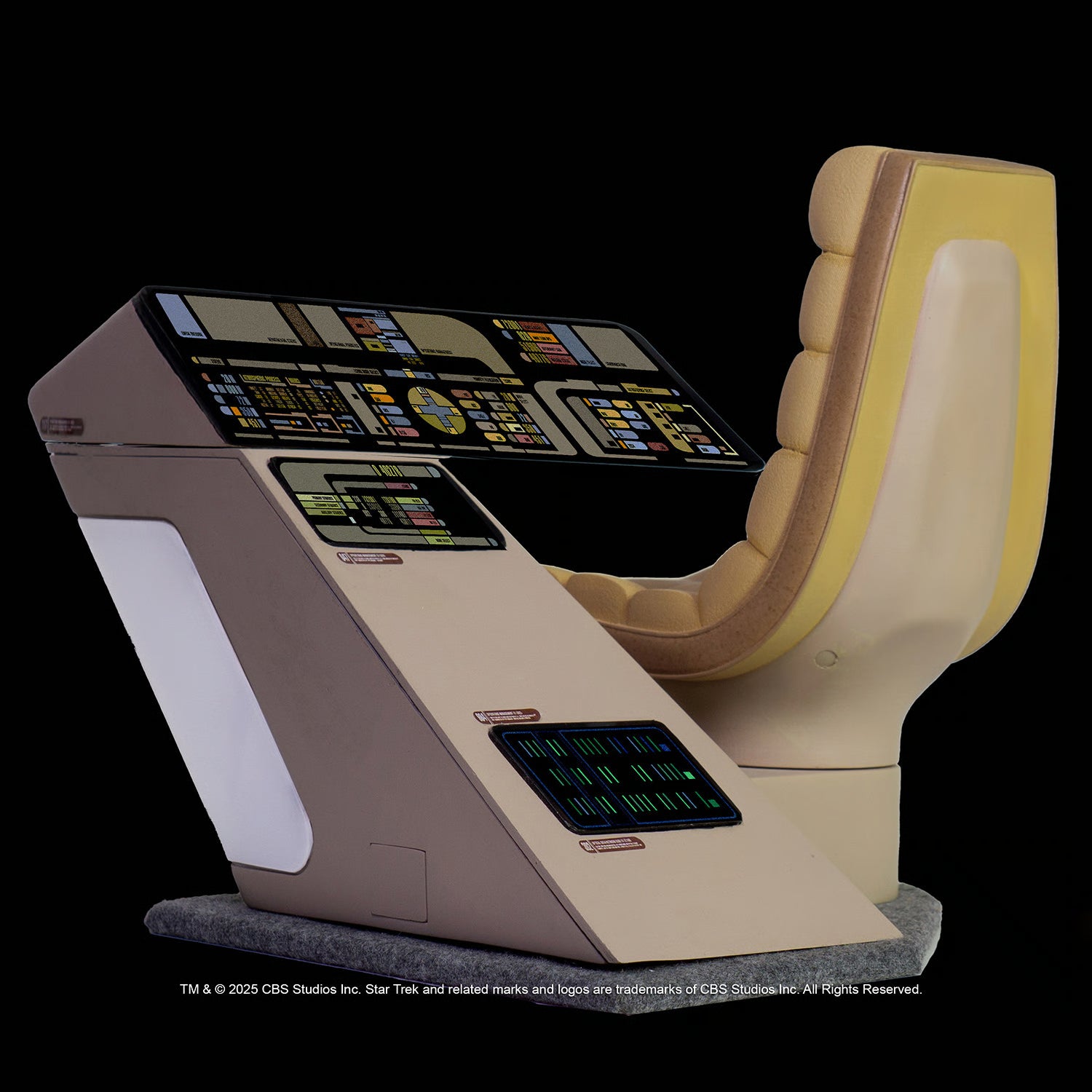 Star Trek: The Next Generation Enterprise-D Bridge Operations Console 1/6 Scale Replica - EXO-6 Action Figure Accessories