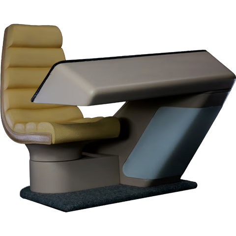 Star Trek: The Next Generation Enterprise-D Bridge Operations Console 1/6 Scale Replica - EXO-6 Action Figure Accessories