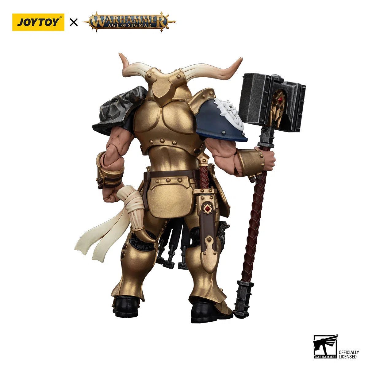 Warhammer: Age Of Sigmar: Stormcast Eternals: The Blacktalons: Rostus Oxen hammer: Action Figure: Joy Toy