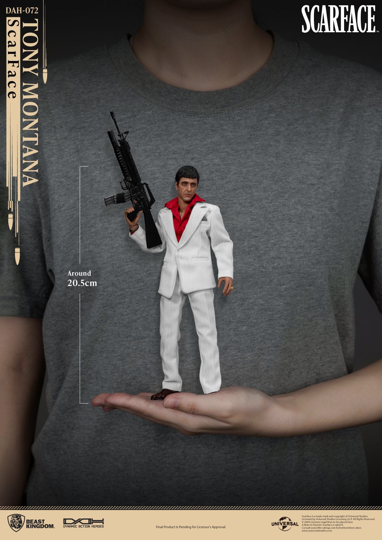 Scarface (1983): Tony Montana: Dynamic 8ction Heroes: 20cm Action Figure