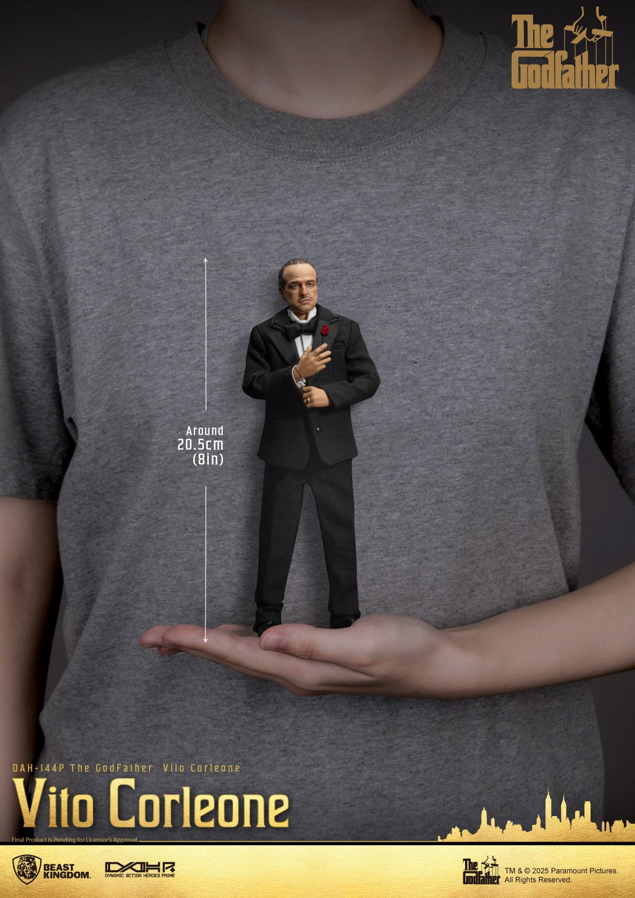The Godfather: Vito Corleone: Dynamic 8ction Heroes: 20cm Action Figure
