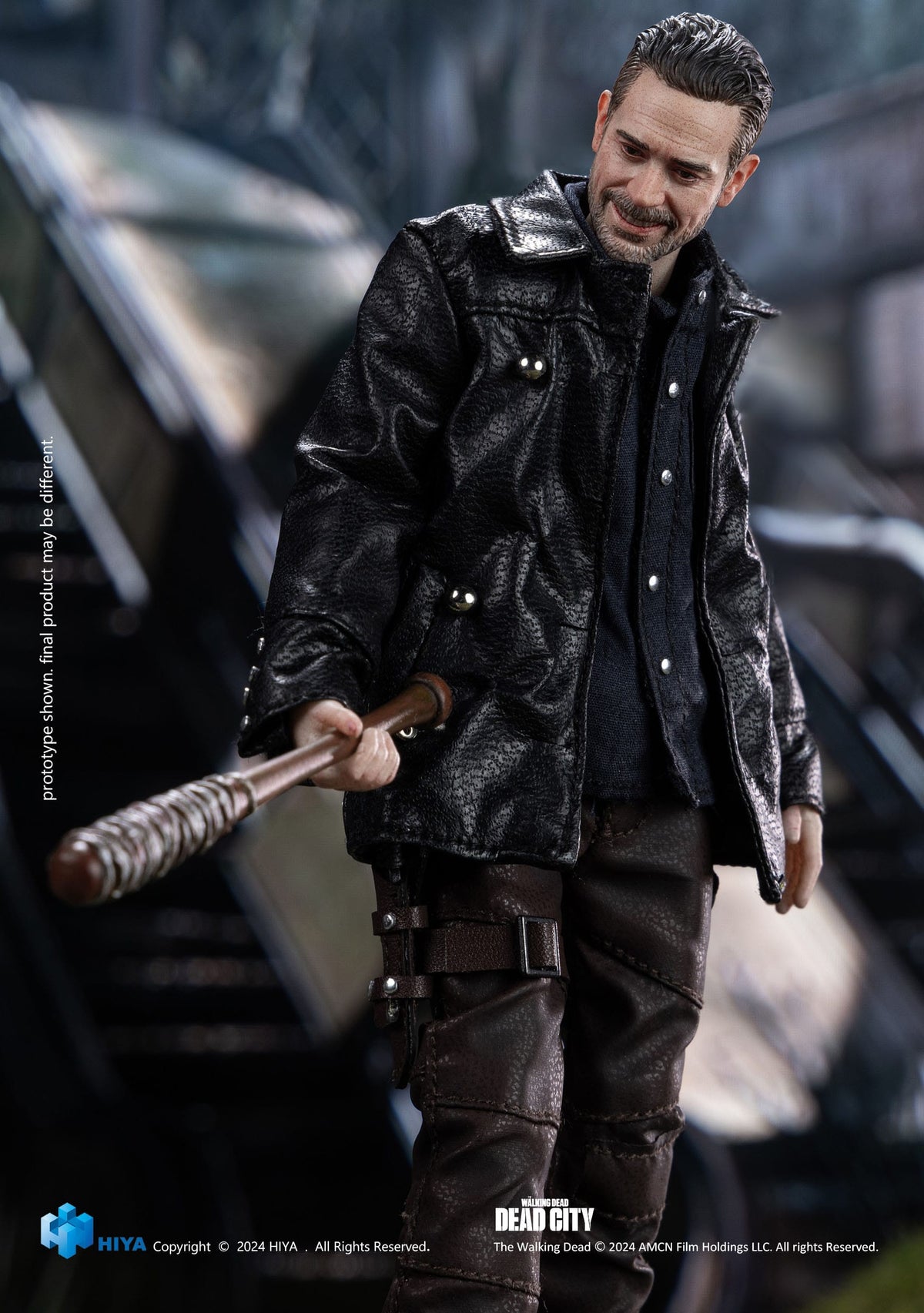The Walking Dead: Dead City Exquisite Super Negan 1/12 Scale PX Previews Exclusive Action Figure - Hiya Toys Action Figures