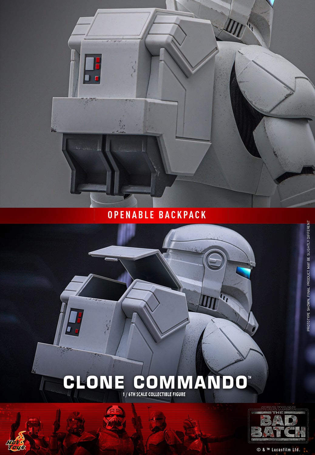 Star Wars: The Bad Batch: Clone Commando: TMS131: Hot Toys