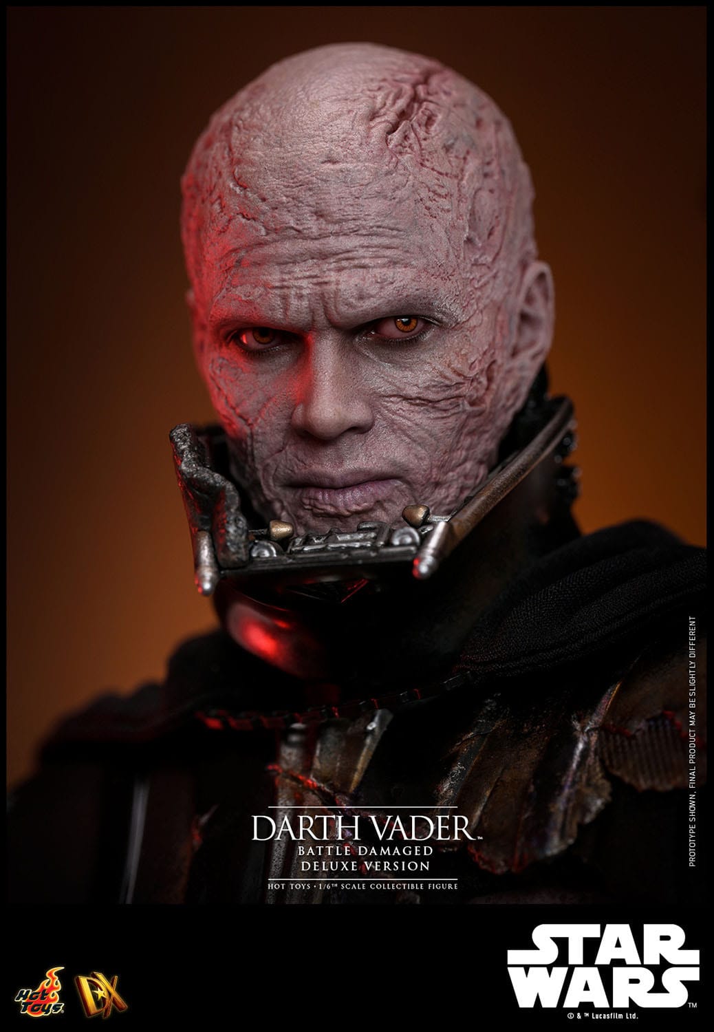 Star Wars DX45 Darth Vader (Battle Damaged) Deluxe 1/6th Scale Collectible Figure - Hot Toys Action Figures