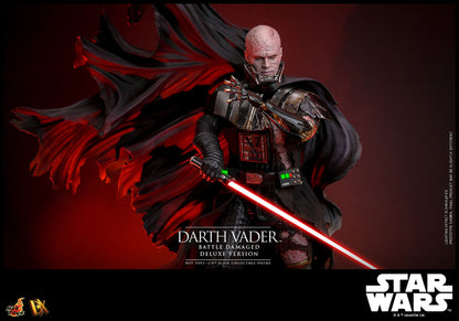 Star Wars DX45 Darth Vader (Battle Damaged) Deluxe 1/6th Scale Collectible Figure - Hot Toys Action Figures