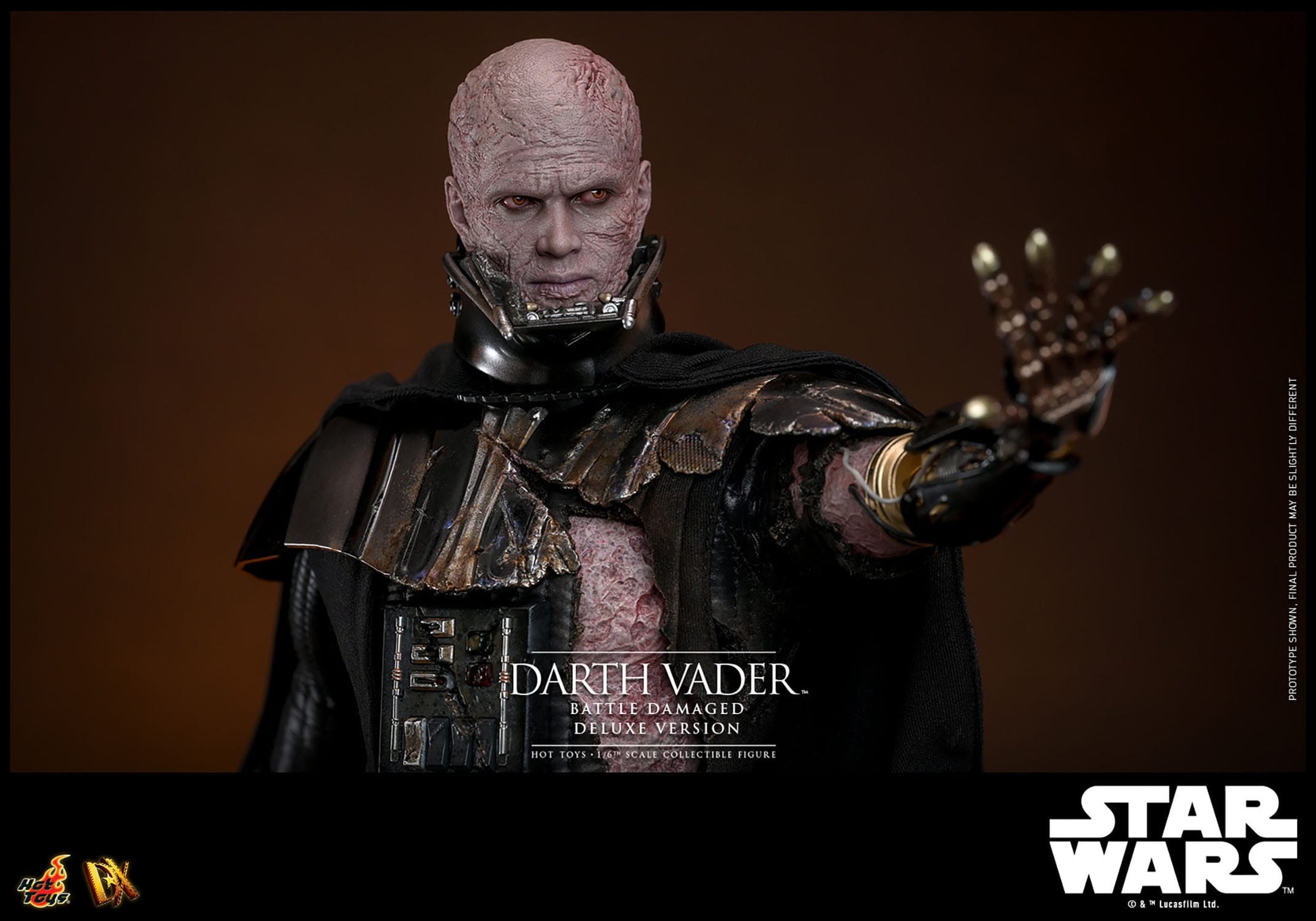 Star Wars DX45 Darth Vader (Battle Damaged) Deluxe 1/6th Scale Collectible Figure - Hot Toys Action Figures