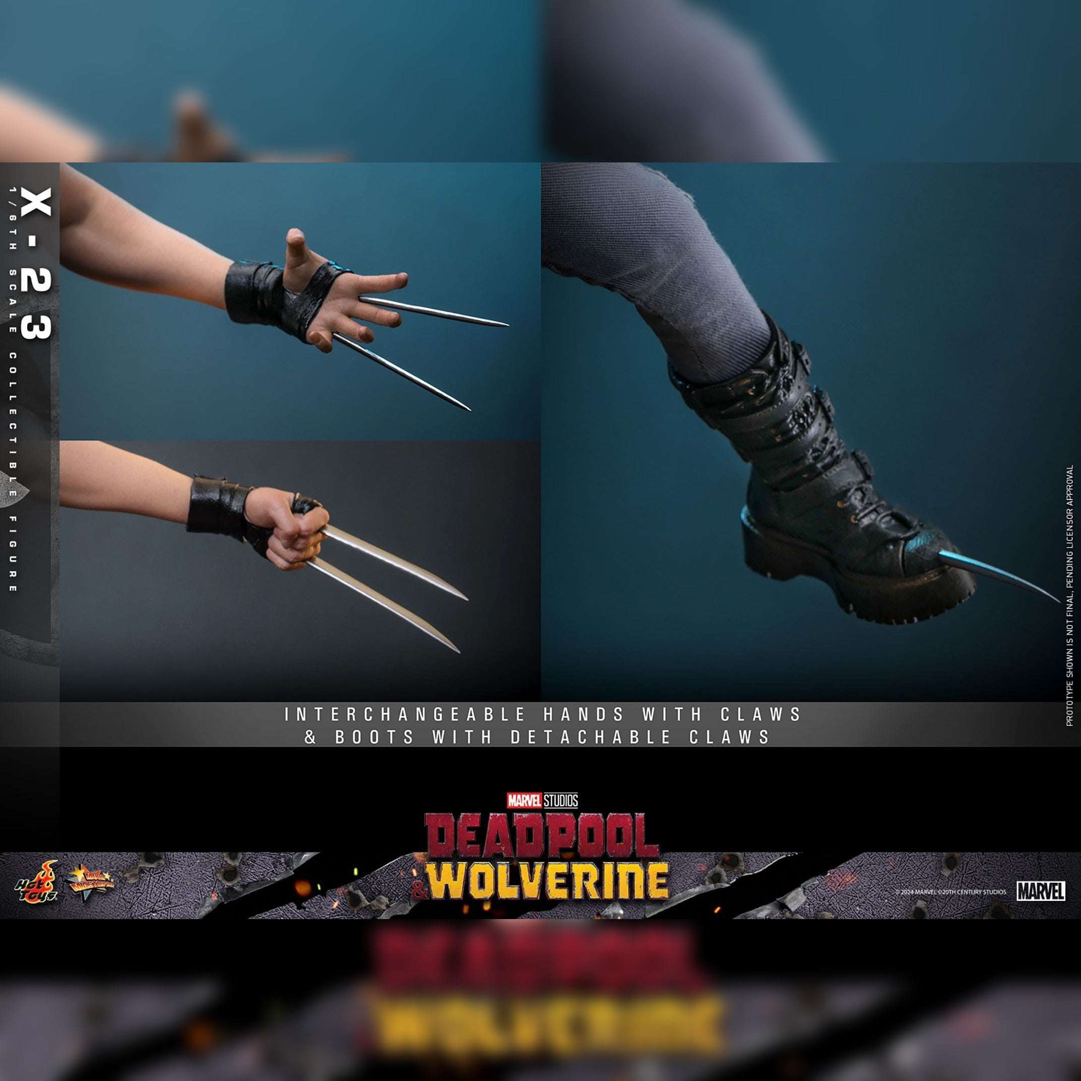 Deadpool & Wolverine: X-23: 1/6th Scale Action Figure: Hot Toys