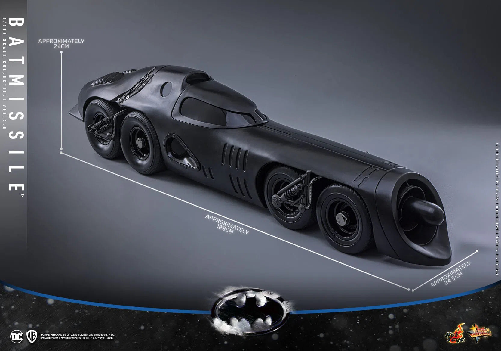 Batman Returns: Batmissile: MMS780: 1/6th Scale Collectible Vehicle: Hot Toys