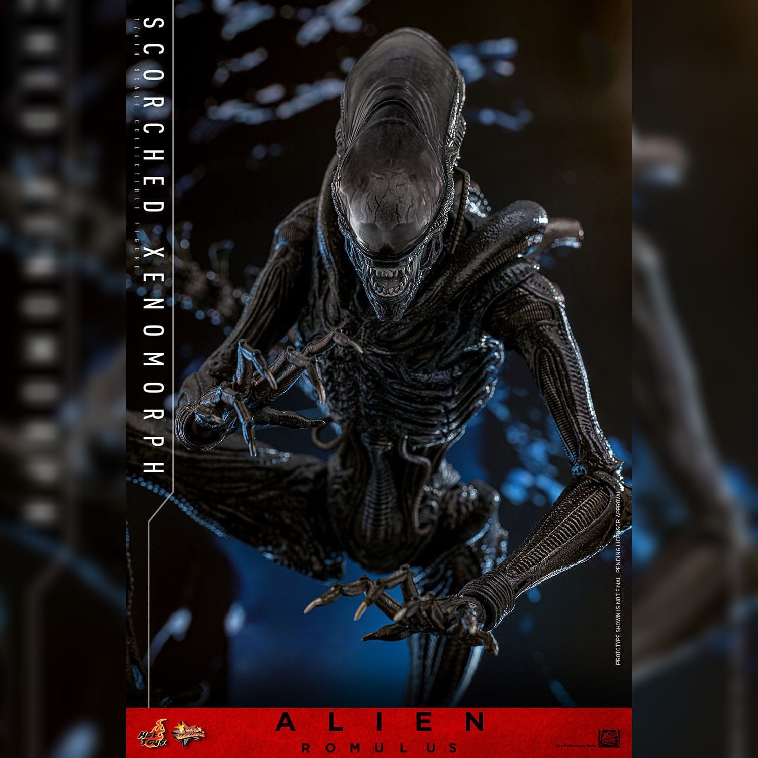 Alien: Romulus: Scorched Xenomorph: 1/6th Scale Action Figure: Hot Toys