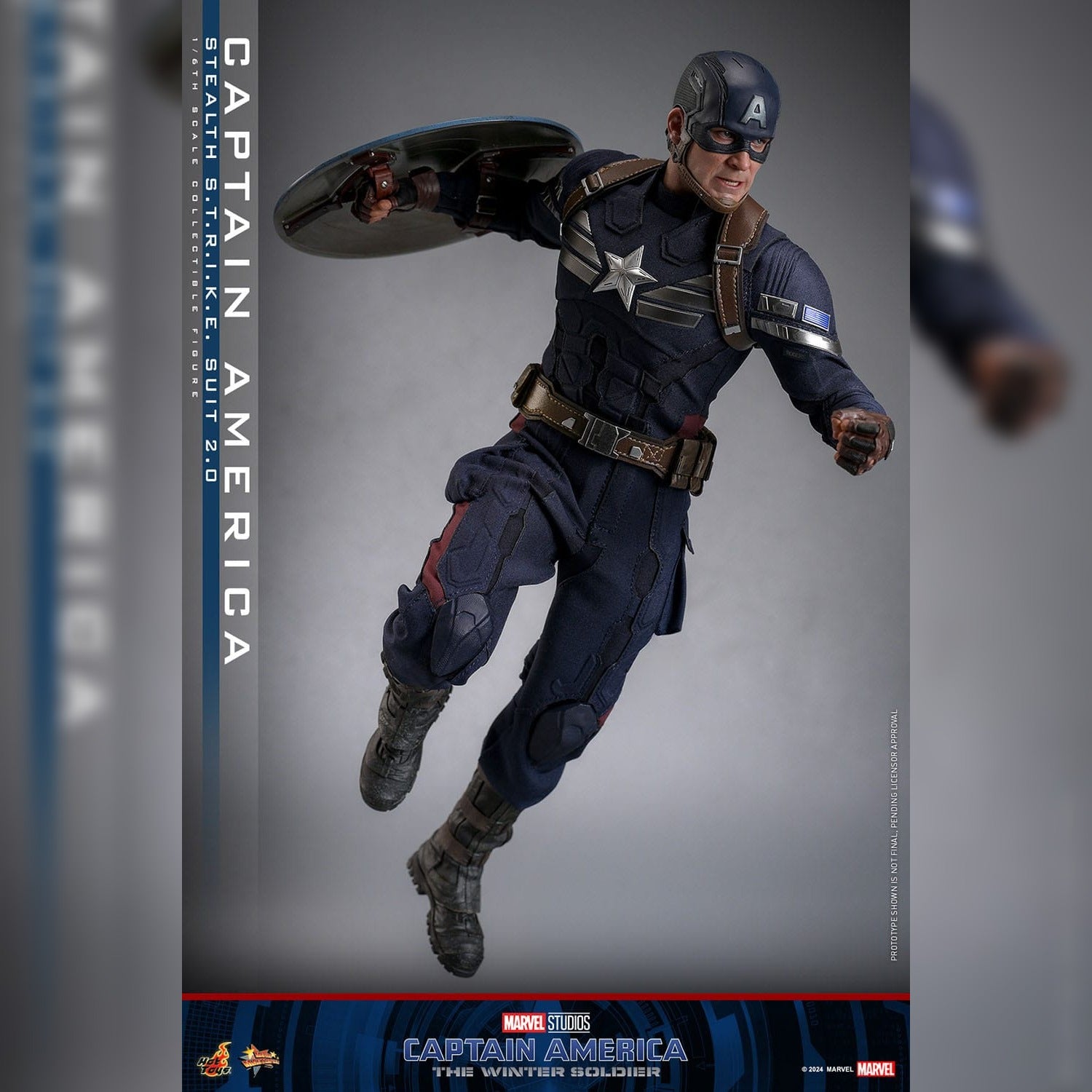 Captain America: The Winter Soldier: Captain America (Stealth S.T.R.I.K.E. Suit): 1/6th Scale Action Figure: Hot Toys