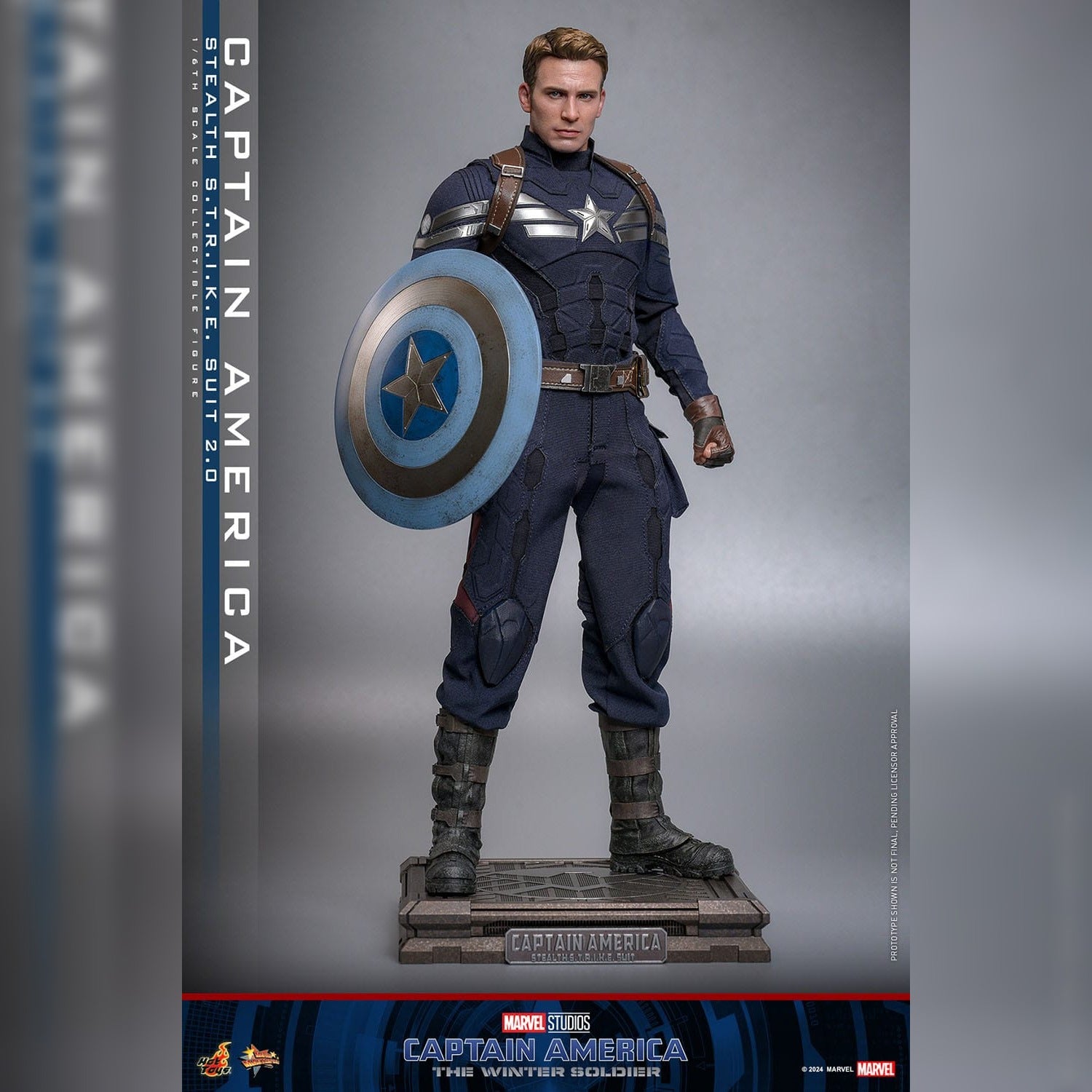 Captain America: The Winter Soldier: Captain America (Stealth S.T.R.I.K.E. Suit): 1/6th Scale Action Figure: Hot Toys