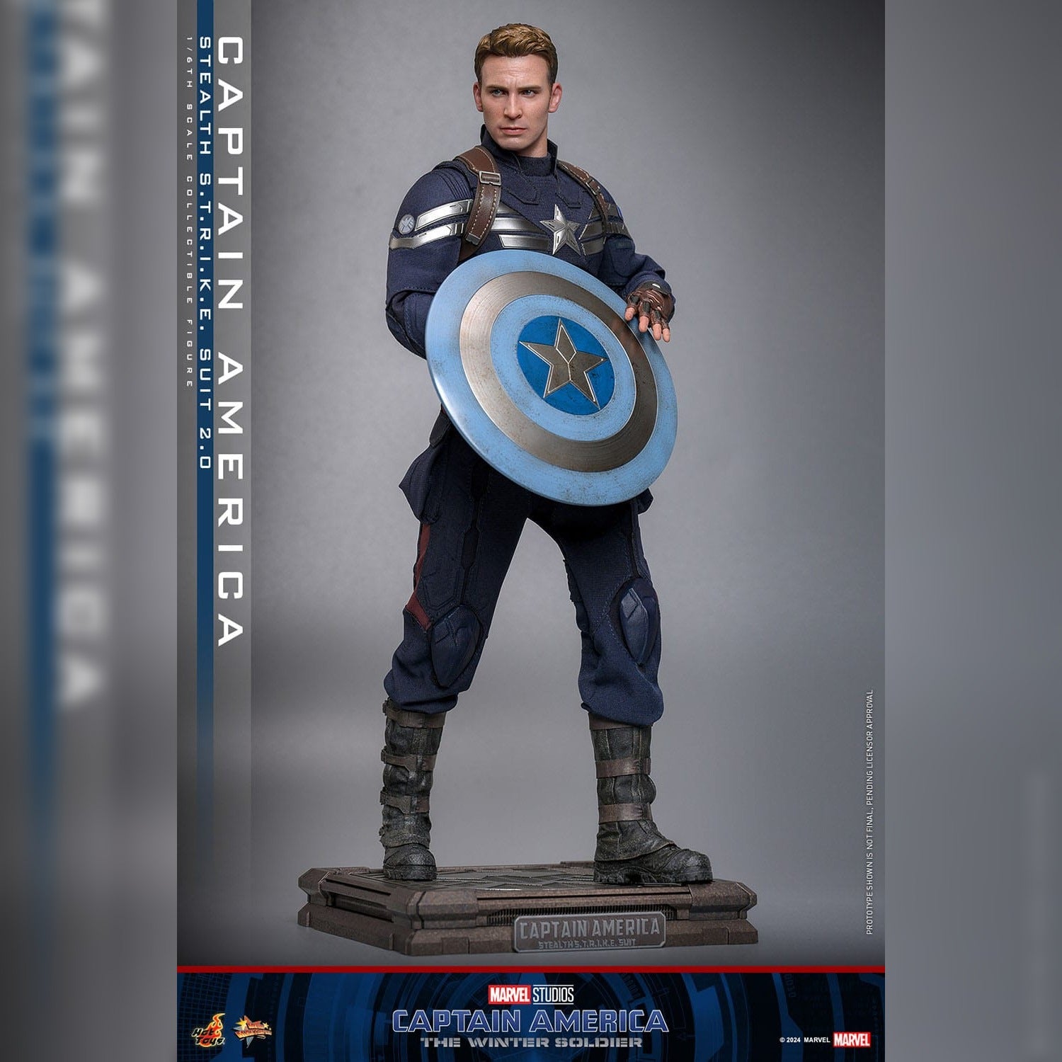 Captain America: The Winter Soldier: Captain America (Stealth S.T.R.I.K.E. Suit): 1/6th Scale Action Figure: Hot Toys