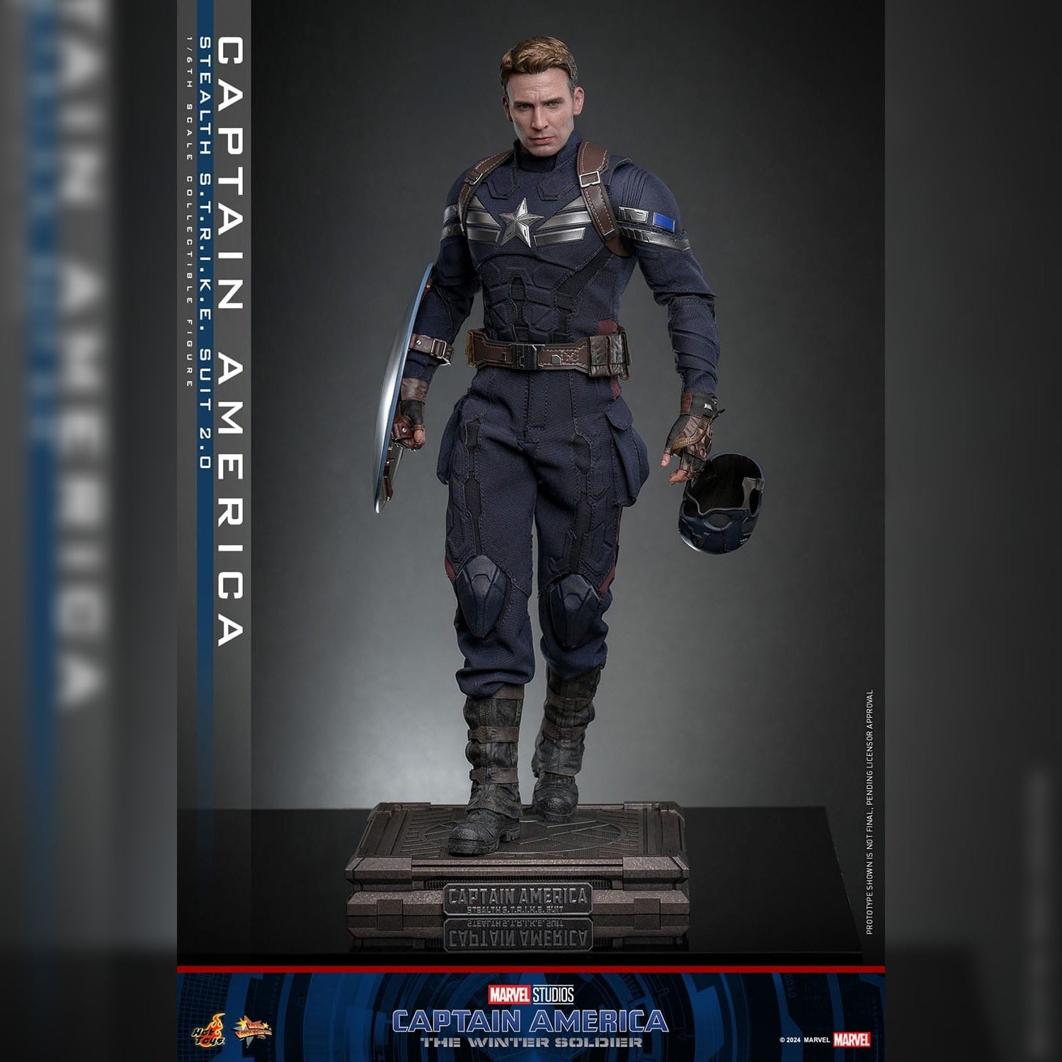 Captain America: The Winter Soldier: Captain America (Stealth S.T.R.I.K.E. Suit): 1/6th Scale Action Figure: Hot Toys