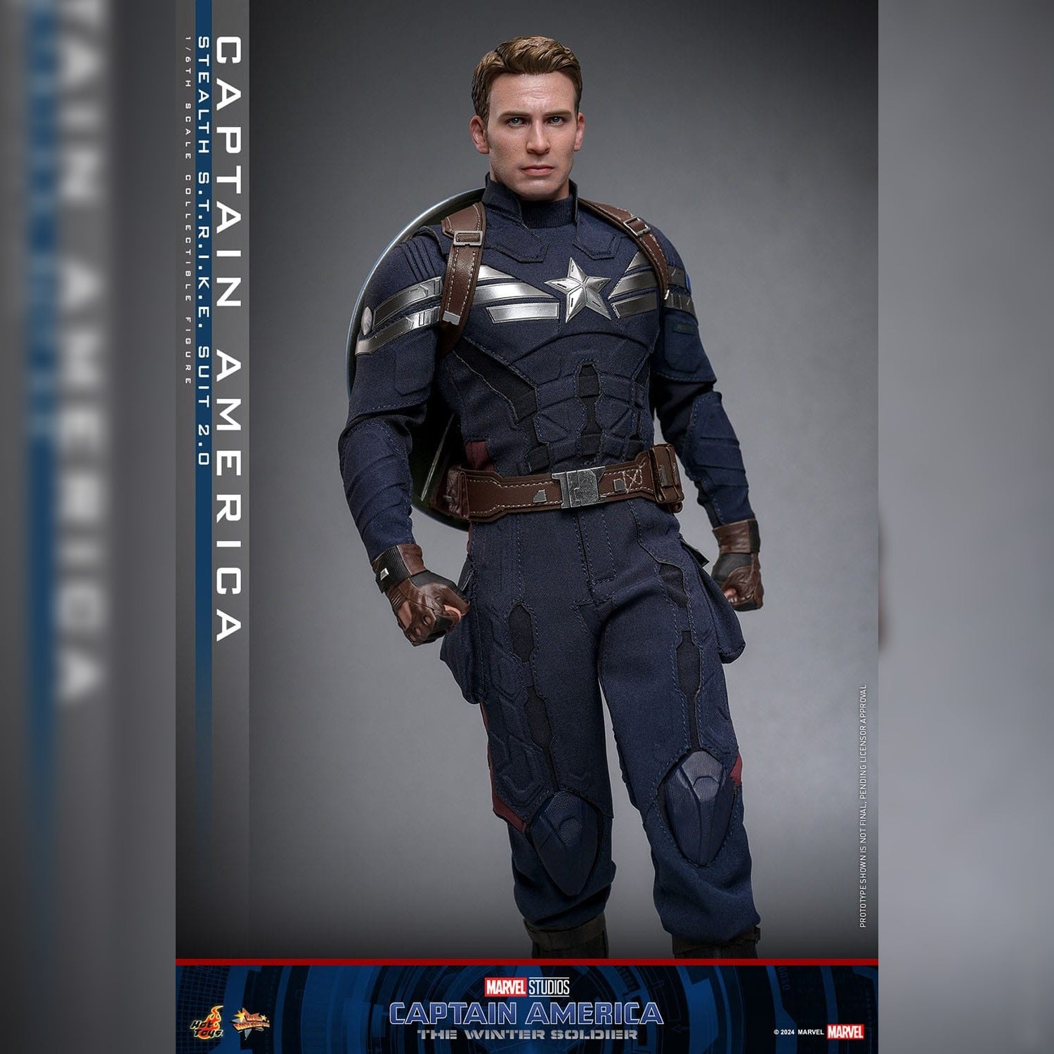 Captain America: The Winter Soldier: Captain America (Stealth S.T.R.I.K.E. Suit): 1/6th Scale Action Figure: Hot Toys