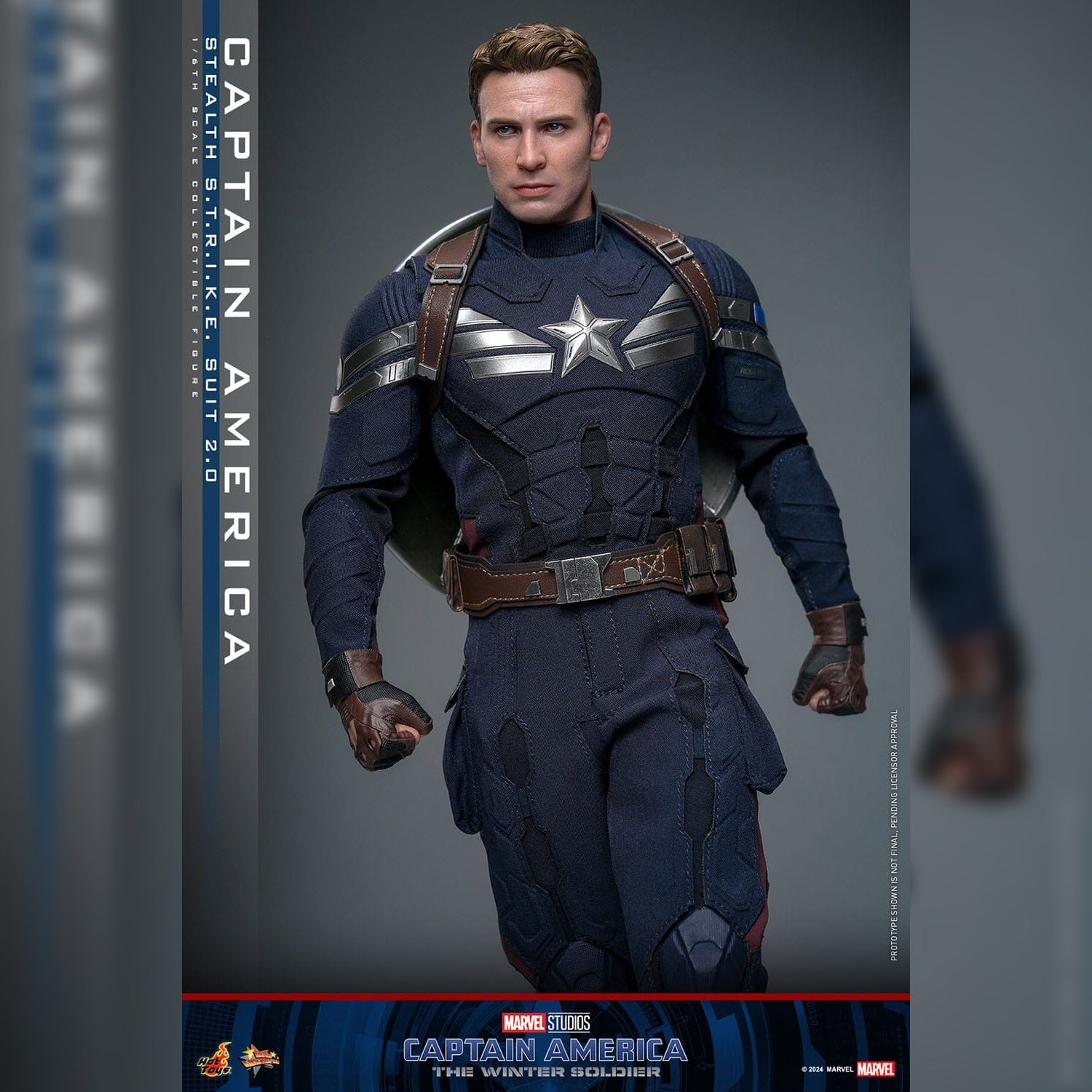 Captain America: The Winter Soldier: Captain America (Stealth S.T.R.I.K.E. Suit): 1/6th Scale Action Figure: Hot Toys