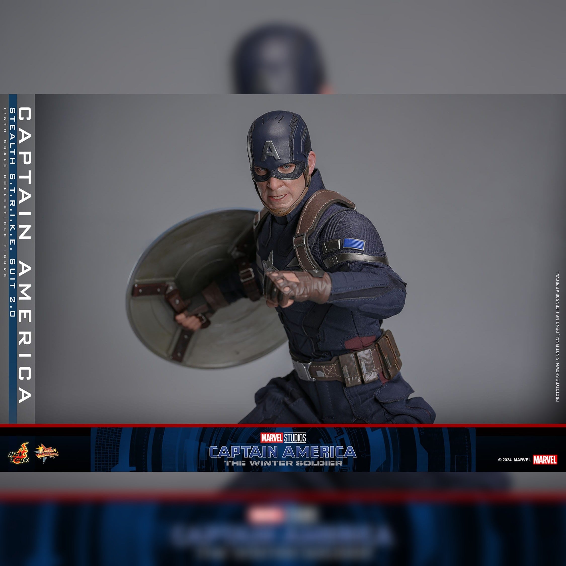 Captain America: The Winter Soldier: Captain America (Stealth S.T.R.I.K.E. Suit): 1/6th Scale Action Figure: Hot Toys