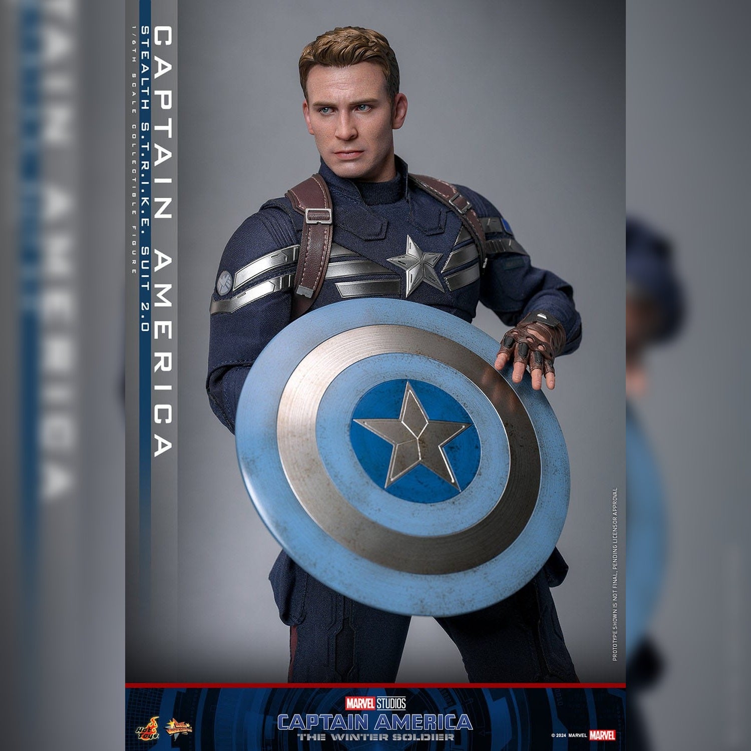 Captain America: The Winter Soldier: Captain America (Stealth S.T.R.I.K.E. Suit): 1/6th Scale Action Figure: Hot Toys