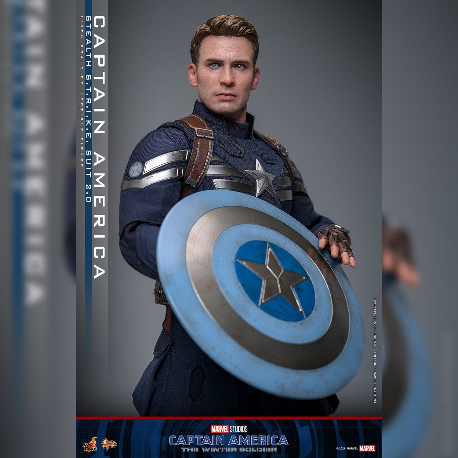 Captain America: The Winter Soldier: Captain America (Stealth S.T.R.I.K.E. Suit): 1/6th Scale Action Figure: Hot Toys