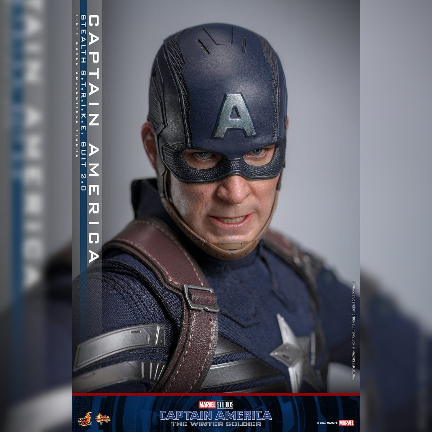 Captain America: The Winter Soldier: Captain America (Stealth S.T.R.I.K.E. Suit): 1/6th Scale Action Figure: Hot Toys