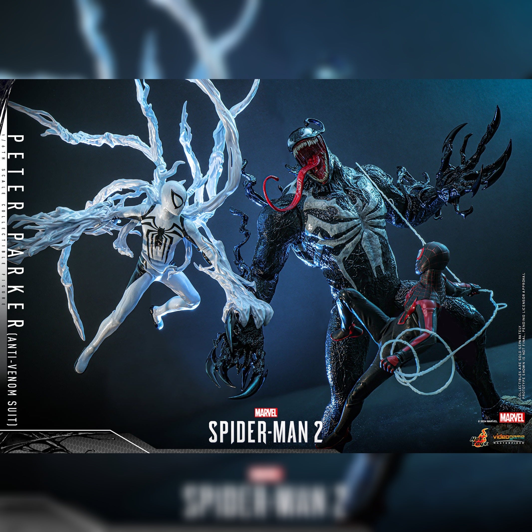 Spider-Man 2: Peter Parket (Anti-Venom Suit): Video Game: 1/6th Scale Action Figure: Hot Toys