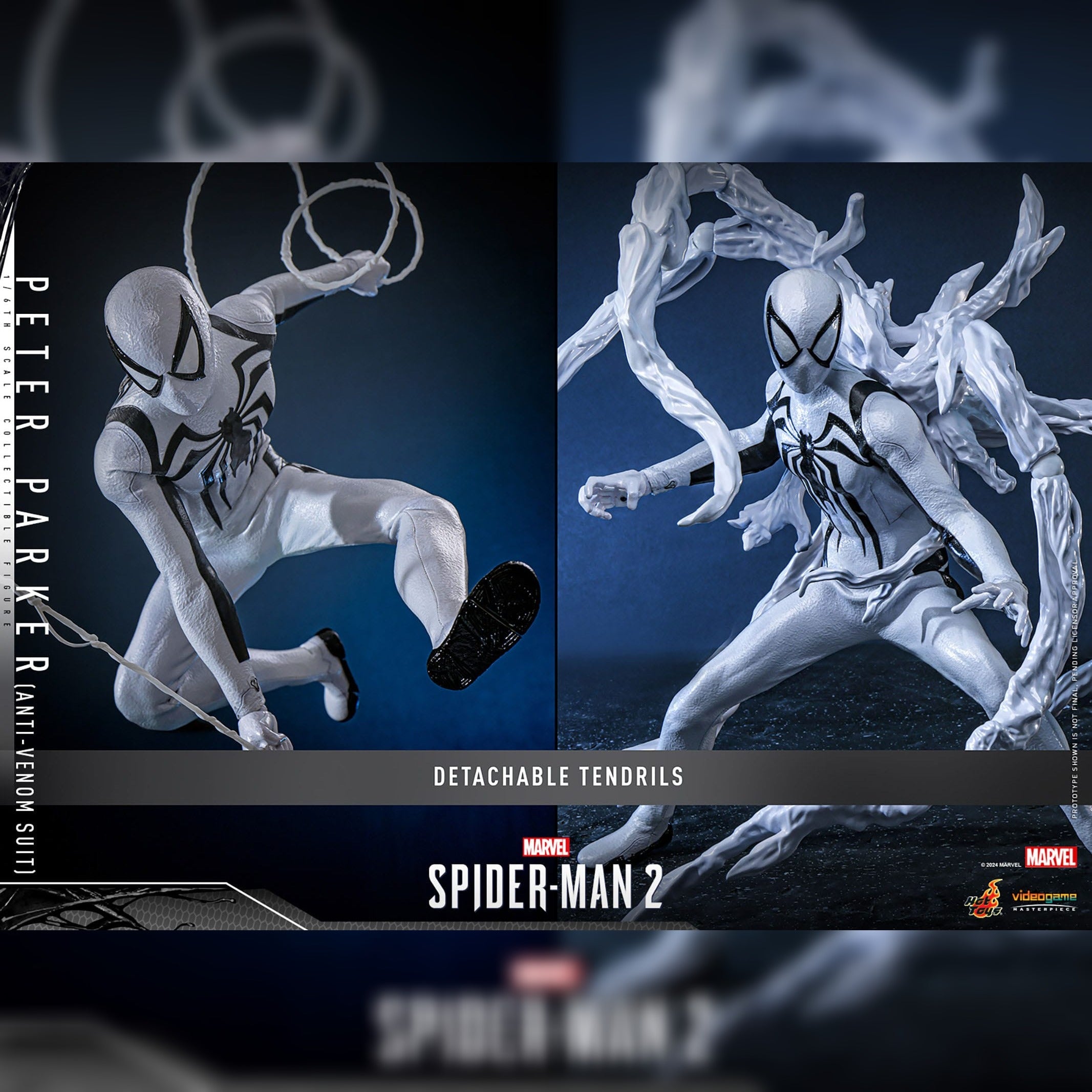 Spider-Man 2: Peter Parket (Anti-Venom Suit): Video Game: 1/6th Scale Action Figure: Hot Toys