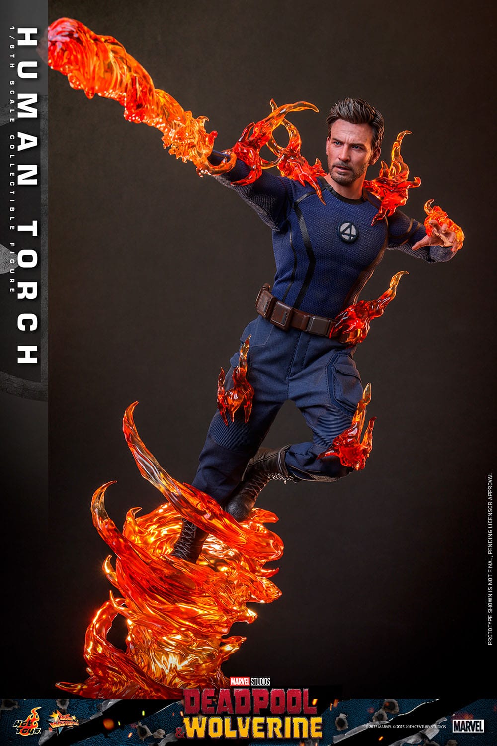 Deadpool & Wolverine: Human Torch: 1/6th Scale Action Figure: Hot Toys