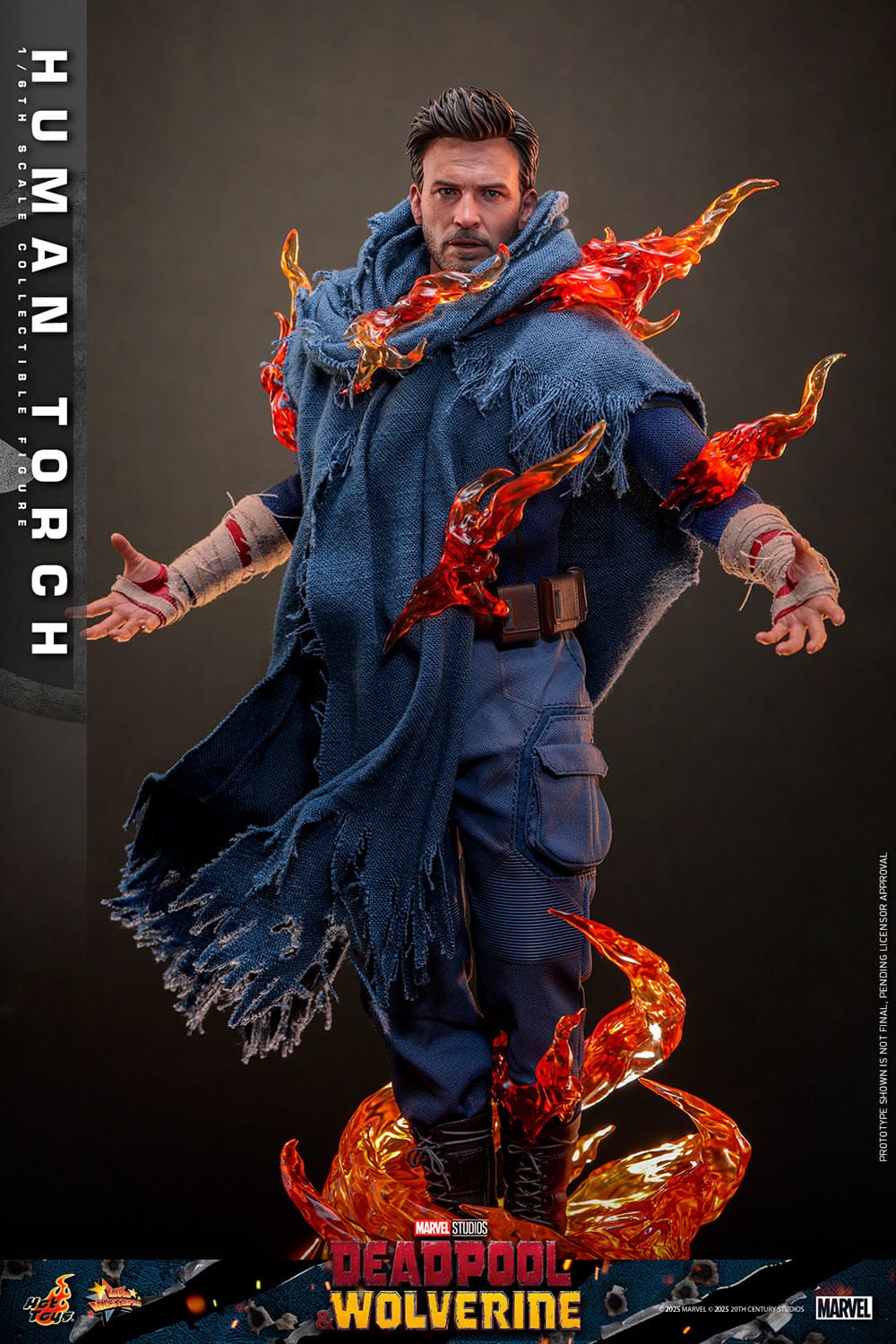 Deadpool & Wolverine: Human Torch: 1/6th Scale Action Figure: Hot Toys