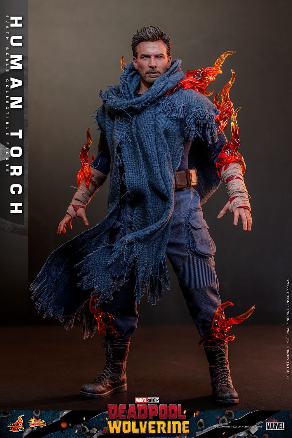 Deadpool & Wolverine: Human Torch: 1/6th Scale Action Figure: Hot Toys